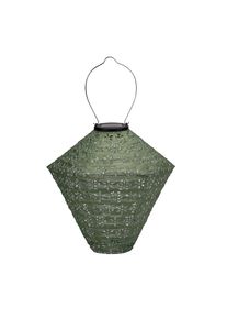 Pauleen, LED Solarleuchte &raquo;Sunshine Flower Lampion Solar gr&uuml;n Tyvek Vlies&laquo; Laterne, hellgr&uuml;n,