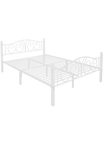 OTTO home, Metallbett &raquo;LUND Landhausbett Bett M&auml;rchenbett Prinzessinbett&laquo; Tr&auml;ume wie im M&auml;rchen: Dein romantisches Metallbett in 2 Breiten, wei&szlig; + 