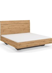 Rauch, Futonbett &raquo;Einzelbett Doppelbett Holzbett KOLUNA Breite 180 cm&laquo; Liegefl&auml;che 180x200 cm, Bettseitenh&ouml;he 41 cm, mit hohem Kopfteil in Lattenoptik