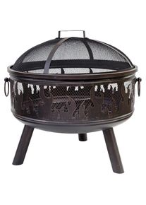 Buschbeck, Feuerkorb &raquo;Wildfire&laquo; BxLxH: 61x61x61 cm, bronzefarben, Stahl, bronzefarben