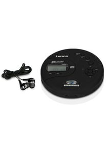 Lenco, CD-Radiorecorder (Bluetooth ), Schwarz, Spielt auch MP3, WMA und WAV