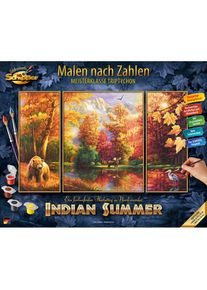 Schipper, Malen nach Zahlen &raquo;Meisterklasse Triptychon - Indian Summer&laquo; Made in Germany, bunt, Karton,