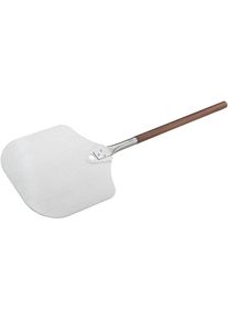 R&ouml;sle R&Ouml;SLE, Pizzaschieber Edelstahl, silber/braun, Edelstahl, Massivholz, silber/braun