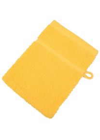 G&ouml;zze G&ouml;zze, Waschhandschuh &raquo;Sylt&laquo;, goldfarben, Frottier, B/L: 16 cmx21 cm - 4 Stk.
