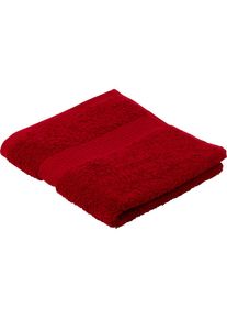 G&ouml;zze G&ouml;zze, Handt&uuml;cher &raquo;New York&laquo; im Set, moderne Uni-Farben, mit strukturierter Borte, reine Baumwolle, bordeaux, Frottier, Obermaterial: 100% Baumwolle, 
