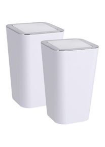 Wenko, Kosmetikeimer &raquo;Candy&laquo;, wei&szlig;, Kunststoff,