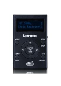 Lenco, Digitalradio (DAB+) &raquo;PDR-011BK&laquo; ( Digitalradio (DAB+) FM-Tuner mit RDS ), Schwarz,