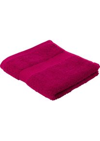 G&ouml;zze G&ouml;zze, Handt&uuml;cher &raquo;New York&laquo; im Set, moderne Uni-Farben, mit strukturierter Borte, reine Baumwolle, cyclam, Frottier, Obermaterial: 100% Baumwolle, B/
