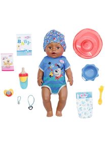 Baby Born, Babypuppe &raquo;Magic Boy, Dolls of Colour, 43 cm&laquo; mit lebensechten Funktionen, blau, Babypuppe