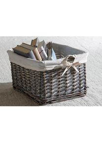 Home Affaire, Aufbewahrungskorb &raquo;California&laquo; im 1er und 2er Set erh&auml;ltlich, aus einem Rattangeflecht, Breite 30 cm, naturfarben/beige, Geflecht Rattan