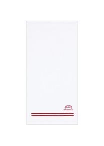 MISS GERMANY, Handt&uuml;cher &raquo;&laquo; mit Schriftzug, wei&szlig;-rot, Frottier, Obermaterial: 100% Baumwolle, B/L: 50 cmx100 cm - 1 Stk.
