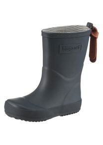bisgaard, Herren, Gummistiefel &raquo;basic rubber&laquo; Boots mit Wechselfu&szlig;bett, Gr&ouml;&szlig;enschablone zum Download, navy, 25, Wasserabweisender Gummistiefel von 