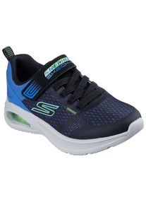 Skechers, Herren, Sneaker &raquo;MICROSPEC MAX ADVANCE&laquo; Freizeitschuh mit Klettverschluss, Gr&ouml;&szlig;enschablone zum Download, schwarz-blau, 36, Skechers Sneaker 