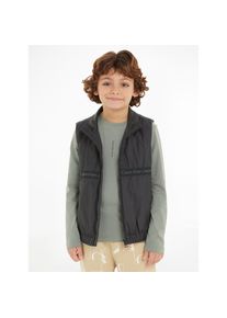 Calvin Klein Jeans, Herren, Kurzweste &raquo;BOXY LIGHT PADDED TAPE VEST&laquo; f&uuml;r Kinder bis 16 Jahre mit Calvin Klein Markenlabel, Ck Black, 14 (164), Ck Black