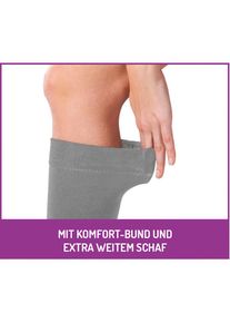 Fu&szlig;gut Fu&szlig;gut, Diabetikersocken &raquo;Venenfreund Kniestr&uuml;mpfe mit Airchannel Fu&szlig;bel&uuml;ftung&laquo; 2 Stk. tlg. verst&auml;rkte Fu&szlig;polsterung, weiter Bund, Druckentlastung, 