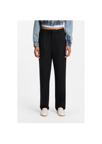 HUGO Blue, Damen, Bundfaltenhose &raquo;Hulisea&laquo; Straight Leg, Black 001, N-Gr, 40 - N-Gr, Black 001, Hose von HUGO Blue Womenswear