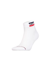 Levi's , Damen, Kurzsocken &raquo;Socken 2er Pack&laquo;, Wei&szlig;/Grau, 43-46, LEVI ́S Unisex Sportsocken