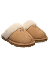 Bearpaw, Damen, Hausschuh &raquo;Loki&laquo; Home Slipper, Pantoffel mit Warmfutter, hellbraun, 38, Kuscheliger Clog f&uuml;r die kalte Jahreszeit!