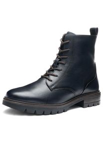 Ara, Damen, Schn&uuml;rstiefelette &raquo;CAMBRIDGE&laquo; Business Stiefel in Bequemweite G (= weit), dunkelblau, 5,5 (38,5), dunkelblau, Schn&uuml;rboots mit einer 