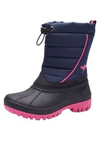 Kangaroos, Damen, Winterstiefel &raquo;K-Ben&laquo; Snowboots, Winterboots, Winterschuhe, wasserabweisend, navy-pink, 35, navy-pink, Leichter Winterstiefel von 