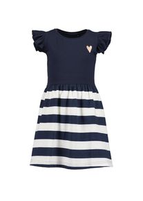 Blue Seven, Damen, Sweatkleid 1 tlg. tlg. im maritimen Look, NACHTBLAU, 128 - N-Gr, Bequemes Shirtkleid von Blue Seven