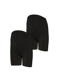 MAMALICIOUS, Damen, Umstandsshorts &raquo;MLAMIYA NEW HOTPANTS 2-P NOOS&laquo;, Black Pack:Black, S - N-Gr, 2-er Packung Shorts von MAMALICIOUS