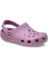 Crocs, Damen, Clog &raquo;Classic K&laquo; Sommerschuh, Hausschuh, Badeschuh mit schwenkbarem Fersenriemchen, fliederfarben, 34, Clog mit sommerlicher Lochung, 