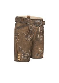 N&uuml;bler N&uuml;bler, Herren, Trachtenlederhose &raquo;Kinderlederhose kurz Edgar&laquo;, Braun, 152 - EURO, Lederhose Hochwertige Trachtenmode Designed in, Trachtenmode