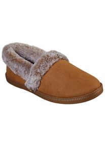 Skechers, Damen, Pantoffel &raquo;COZY CAMPFIRE TEAM TOAST&laquo; Hausschuh mit Memory Foam-Ausstattung, braun, 41, Klassischer Hausschuh zum Schlupfen