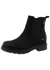 Mustang Shoes, Damen, Winterstiefelette &raquo;Patricia&laquo; Winterboots, Stiefelette mit TEX-Membrane, schwarz, 37, Klassischer Chelseaboots - perfekt f&uuml;r die 