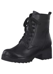 Marco Tozzi, Damen, Schn&uuml;rstiefelette mit FEEL-ME Ausstattung, schwarz, 37, Stiefelette mit Schn&uuml;rung und Innenrei&szlig;verschluss f&uuml;r leichten Einstieg