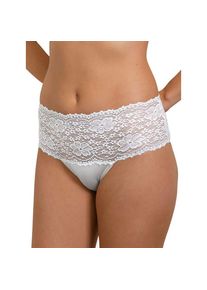 Nina von C., Damen, Taillenslip &raquo;Damen Taillenslip Millefleurs&laquo;, weiss, 48, weiche Stickereispitze rundum