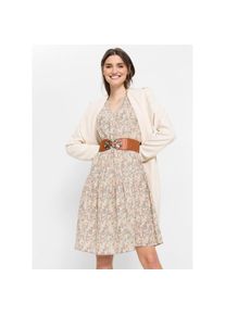 bonprix, Damen, Stretchg&uuml;rtel &raquo;Stretchg&uuml;rtel&laquo; aus Polyester, Elastodien und Polyurethan, elastischer Sitz, cognac/silberfarben, 85, Stretchg&uuml;rtel 