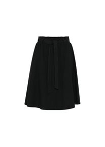 oxmo, Damen, Sommerrock &raquo;Sommerrock OXLerke&laquo;, Black, 40, Sommerrock mit Bindeband