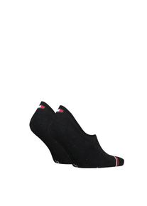 Tommy Hilfiger, Damen, F&uuml;&szlig;linge &raquo;TH UNI TJ FOOTIE 2P ICONIC&laquo; 2 Paar, Mit eingestricktem Flag-Label, black, 39-42, Footie von Tommy Hilfiger