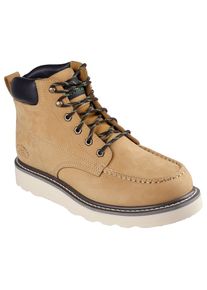 Skechers, Herren, Schn&uuml;rstiefel &raquo;KADMIEL JOHN DEERE-GRAND CREEK&laquo; Boots mit John Deere Collaboration, hellbraun, 45, Bequeme Stiefel mit Memory Foam 