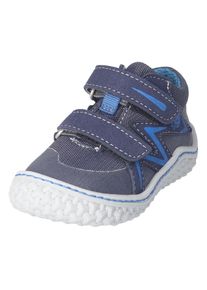 Pepino by RICOSTA, Herren, Lauflernschuh &raquo;Patti WMS: mittel&laquo; , Barfu&szlig;schuh mit Klett u. WMS-System, Gr&ouml;&szlig;enschablone zum Download, blau, 23, 