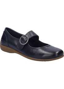 Josef Seibel, Damen, Ballerina &raquo;Fenja 18, indigo&laquo;, indigo, 38, Damen-Ballerina aus Leder