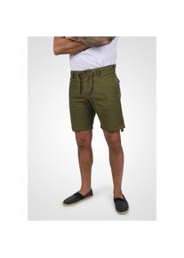 INDICODE, Herren, Leinenhose &raquo;Leinenhose IDMoses&laquo;, Dark Olive, L - N-Gr, kurze Hose aus Leinenqualit&auml;t