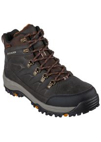 Skechers, Herren, Outdoorschuh &raquo;RELMENT&laquo; mit wasserabweisender Membrane, dunkelbraun, 43, Sportiver Schn&uuml;rboots - ideal f&uuml;r Outdooraktivit&auml;ten