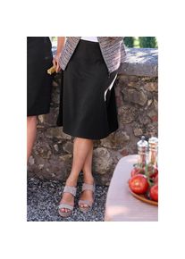 GOLDNER, Damen, Jerseyrock &raquo;Schwingender Jersey-Rock mit Schlupfbund&laquo;, schwarz, 42, schwarz, Bequeme Form zum Schl&uuml;pfen