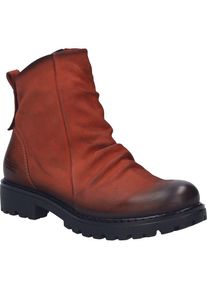 Josef Seibel, Damen, Stiefelette &raquo;Melinda 33, rot&laquo;, rot, 42, Damen-Stiefelette aus Leder
