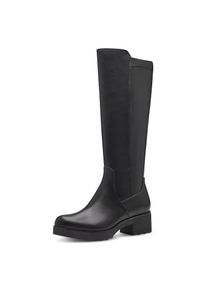 Marco Tozzi, Damen, Stiefel mit Blockabsatz, schwarz, 37, schwarz, Praktischer Rei&szlig;verschluss an der Innenseite