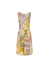 Lascana, Damen, Jerseykleid mit Alloverdruck und Bindeband, Tr&auml;gerkleid, Strandkleid, sommerlich, sand-gelb bedruckt, N-Gr, 38 - N-Gr, sand-gelb 