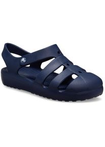 Crocs, Herren, Badesandale &raquo;Classic Fisherman&laquo; Wassersandale, Badeschuh mit Klettverschluss, navy, 32, Bequeme Sandale f&uuml;r Strand, Schwimmbad oder 