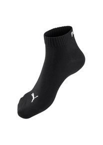 Puma, Damen, Kurzsocken &raquo; UNISEX QUARTER PLAIN 6P ECOM&laquo; 6 Paar, 6 Paar tlg. mit Rippb&uuml;ndchen, schwarz, 39-42, Damensocken von Puma