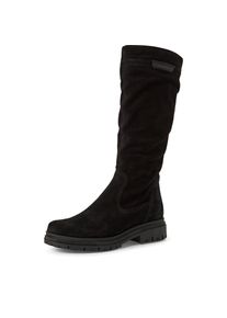Tamaris, Damen, Stiefel , Blockabsatz, Langschaftstiefel mit slouchy Falten am Schaft, schwarz, 39, schwarz, Trendiger Langschaftstiefel mit 36-cm-