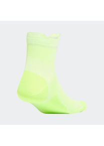 adidas Performance, Damen, Funktionssocken &raquo;RUNxADIZEROSock&laquo; 1 Paar tlg., White / Lucid Lemon / Lucid Lemon, L (43/45), White / Lucid Lemon / Lucid 