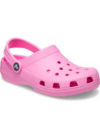 Crocs, Damen, Clog &raquo;Classic K&laquo; Sommerschuh, Hausschuh, Badeschuh mit schwenkbarem Fersenriemchen, rosa, 38, Clog mit sommerlicher Lochung, sch&ouml;n mit 