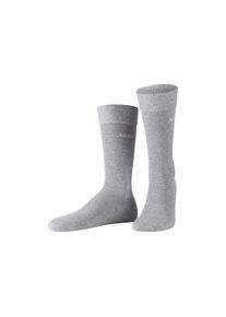 JOOP!, Damen, Kurzsocken &raquo;Socken Unisex premium essential organic cotton Socks 2p 2er Pack&laquo; 2 Paar tlg., Hellgrau meliert, 35-38, Hellgrau meliert, 